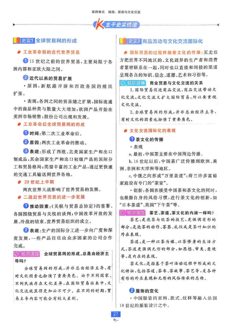 狂k重点历史选修3_历史_2026春高中必刷题历史选修3RJ