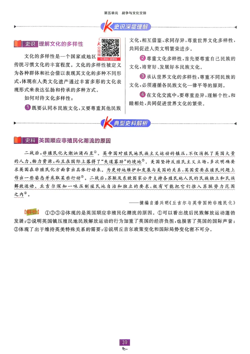 狂k重点历史选修3_历史_2026春高中必刷题历史选修3RJ