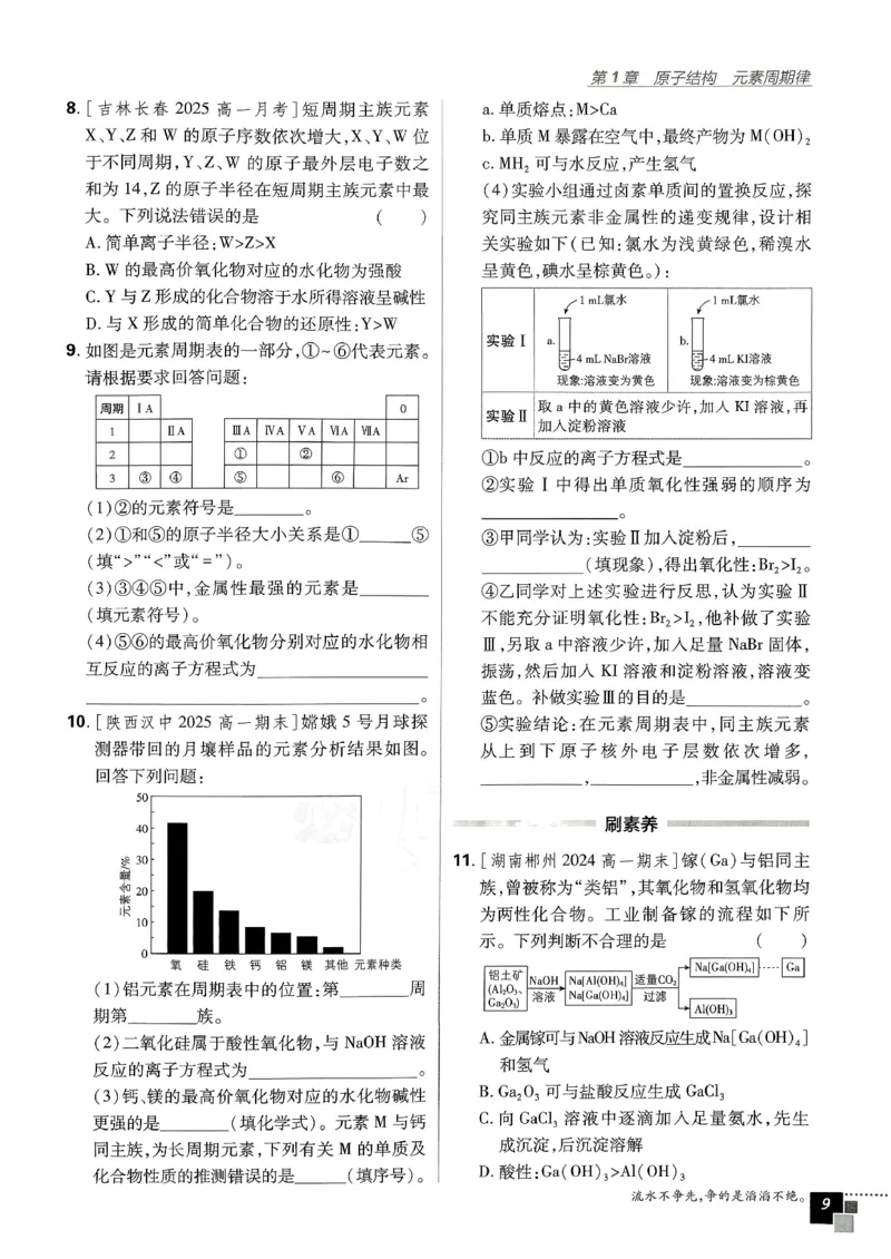 主树化学必修2LK-2_化学_2026版高中必刷题化学《鲁科》_26春化学-鲁科-必修二