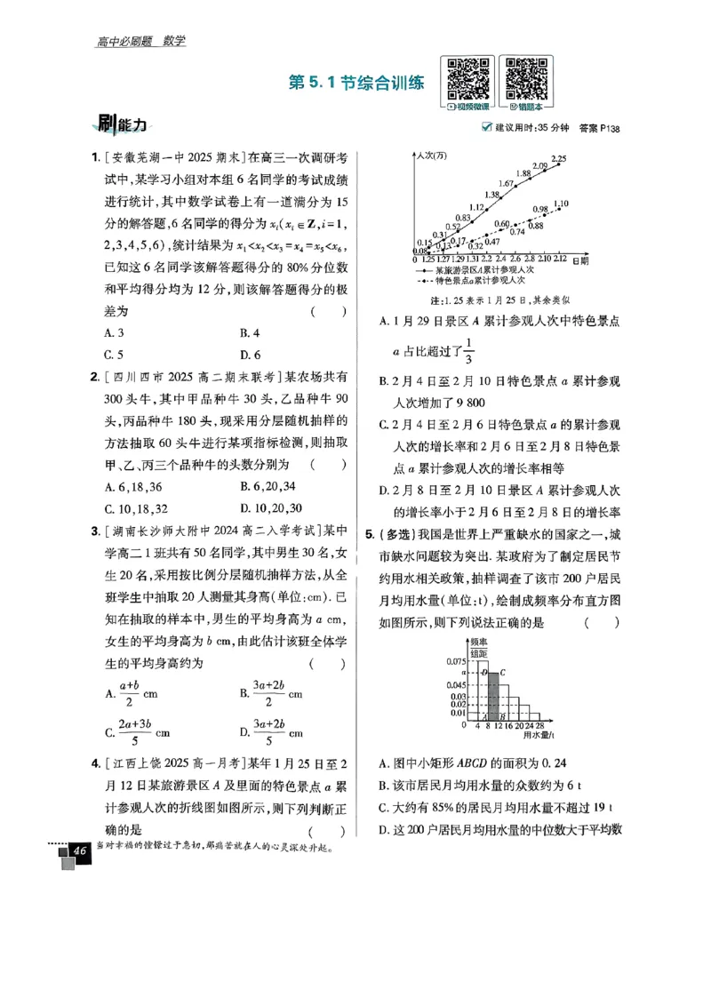 2026版高中必刷题数学RJB必修2_数学_2026版高中必刷题数学《人教B版》_2026版高中必刷题数学必修二人教B版