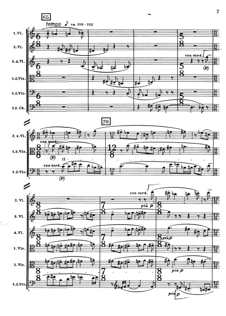 巴托克为弦乐、打击乐与钢片琴而作的音乐单开版总谱_一万首著名钢琴曲谱哈农贝多芬合集视频教学电子版高清无水印可打印_08名曲总谱合集