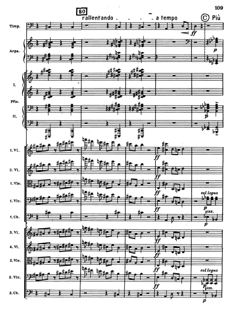 巴托克为弦乐、打击乐与钢片琴而作的音乐单开版总谱_一万首著名钢琴曲谱哈农贝多芬合集视频教学电子版高清无水印可打印_08名曲总谱合集