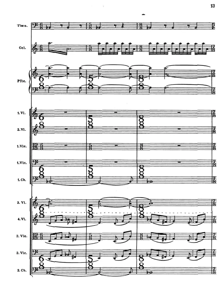 巴托克为弦乐、打击乐与钢片琴而作的音乐单开版总谱_一万首著名钢琴曲谱哈农贝多芬合集视频教学电子版高清无水印可打印_08名曲总谱合集