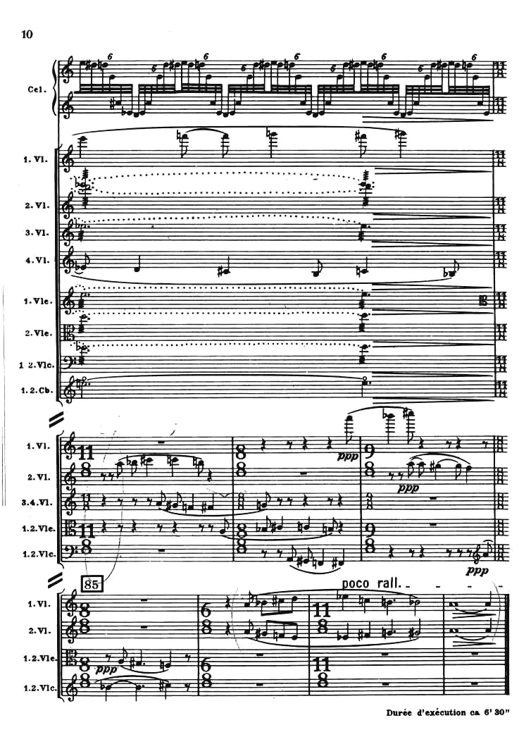 巴托克为弦乐、打击乐与钢片琴而作的音乐单开版总谱_一万首著名钢琴曲谱哈农贝多芬合集视频教学电子版高清无水印可打印_08名曲总谱合集