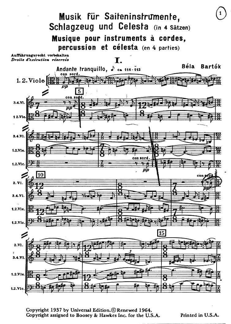 巴托克为弦乐、打击乐与钢片琴而作的音乐单开版总谱_一万首著名钢琴曲谱哈农贝多芬合集视频教学电子版高清无水印可打印_08名曲总谱合集