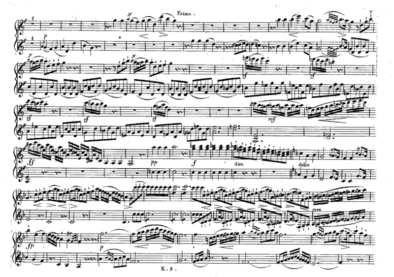 四手联弹kuhl_op008b_一万首著名钢琴曲谱哈农贝多芬合集视频教学电子版高清无水印可打印_1古典钢琴知名音乐家谱_库劳钢琴谱全集_.奏鸣曲集