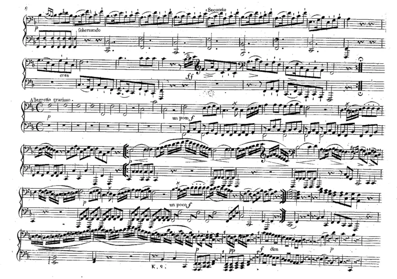 四手联弹kuhl_op008b_一万首著名钢琴曲谱哈农贝多芬合集视频教学电子版高清无水印可打印_1古典钢琴知名音乐家谱_库劳钢琴谱全集_.奏鸣曲集