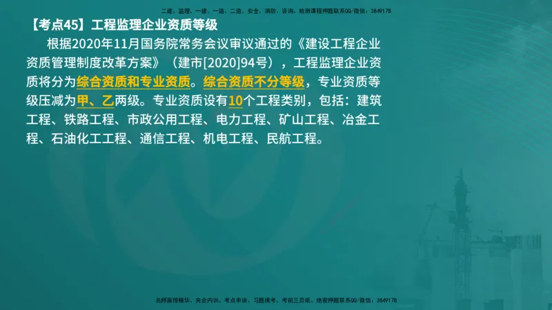 法规（在线版）_监理工程师_2025监理工程师_2025年监理工程师SVIP_2025年监理概论法规SVIP_04-冲刺串讲✿考点强化✿小灶集训_01-概论《核心考点进阶》张老师YL_讲义