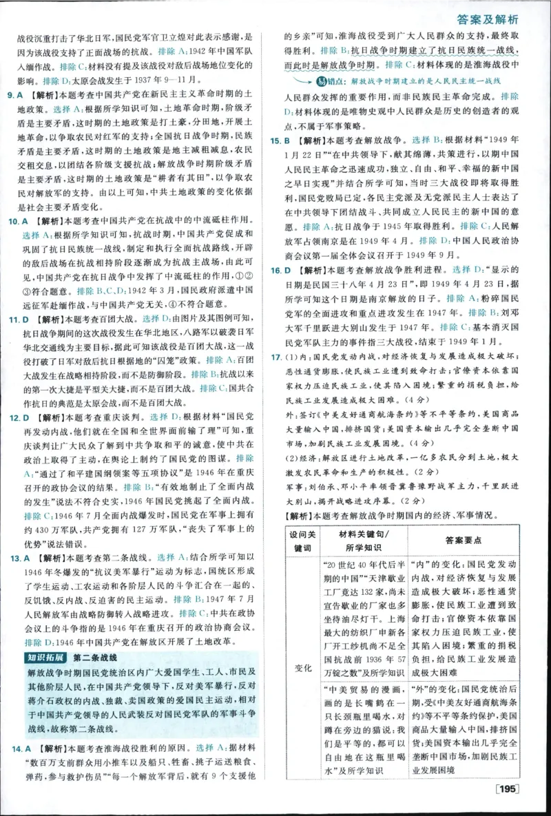 高中必刷题历史必修上人教答案狂k都在里面了_历史_2026高中必刷题历史必修上RJ