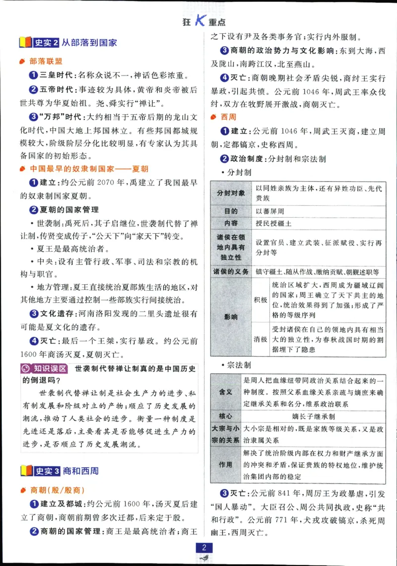 高中必刷题历史必修上人教答案狂k都在里面了_历史_2026高中必刷题历史必修上RJ