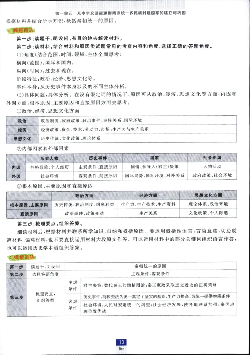 高中必刷题历史必修上人教答案狂k都在里面了_历史_2026高中必刷题历史必修上RJ