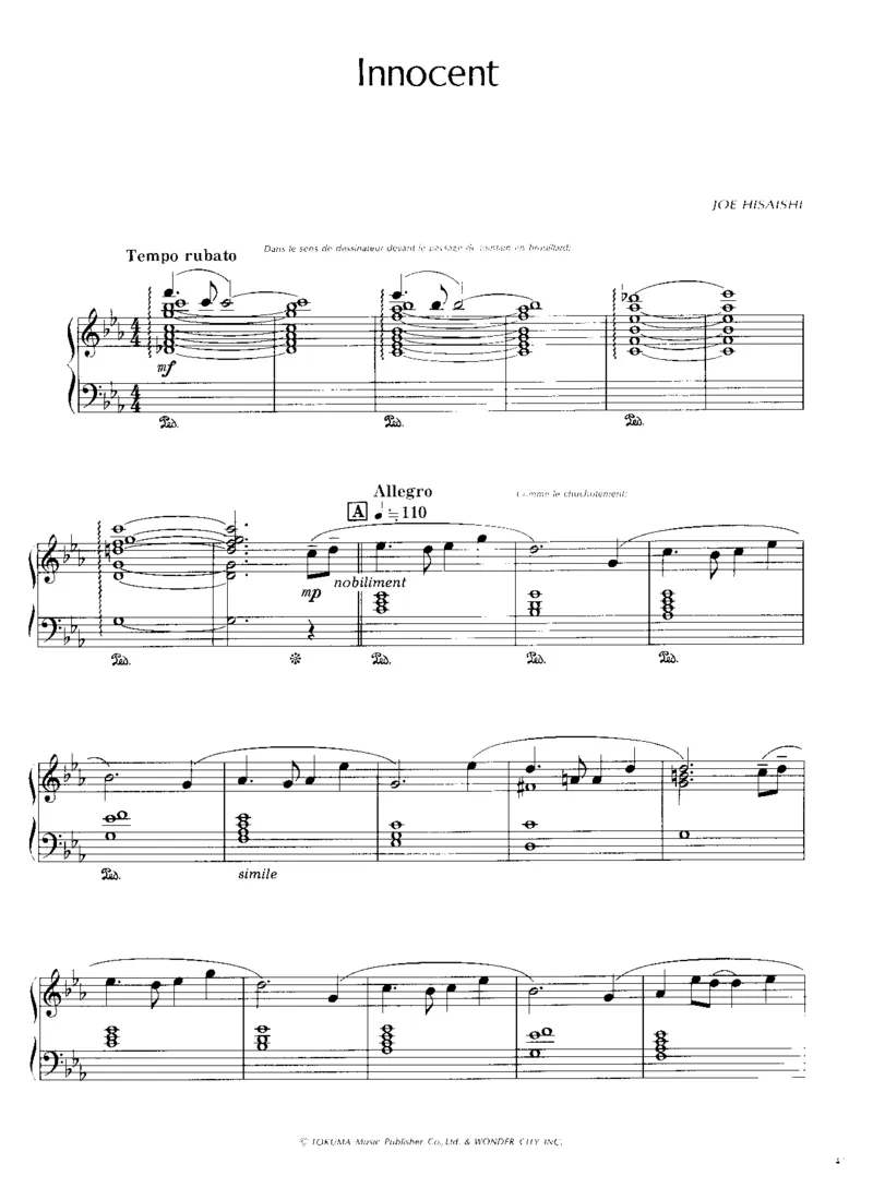 天空之城日版谱_一万首著名钢琴曲谱哈农贝多芬合集视频教学电子版高清无水印可打印_06影视钢琴谱合集_影视主题曲钢琴谱