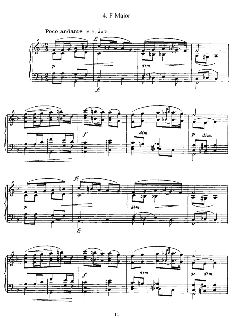 幽默曲集8Humoresques,Op101_一万首著名钢琴曲谱哈农贝多芬合集视频教学电子版高清无水印可打印_1古典钢琴知名音乐家谱_德沃夏克钢琴谱全集