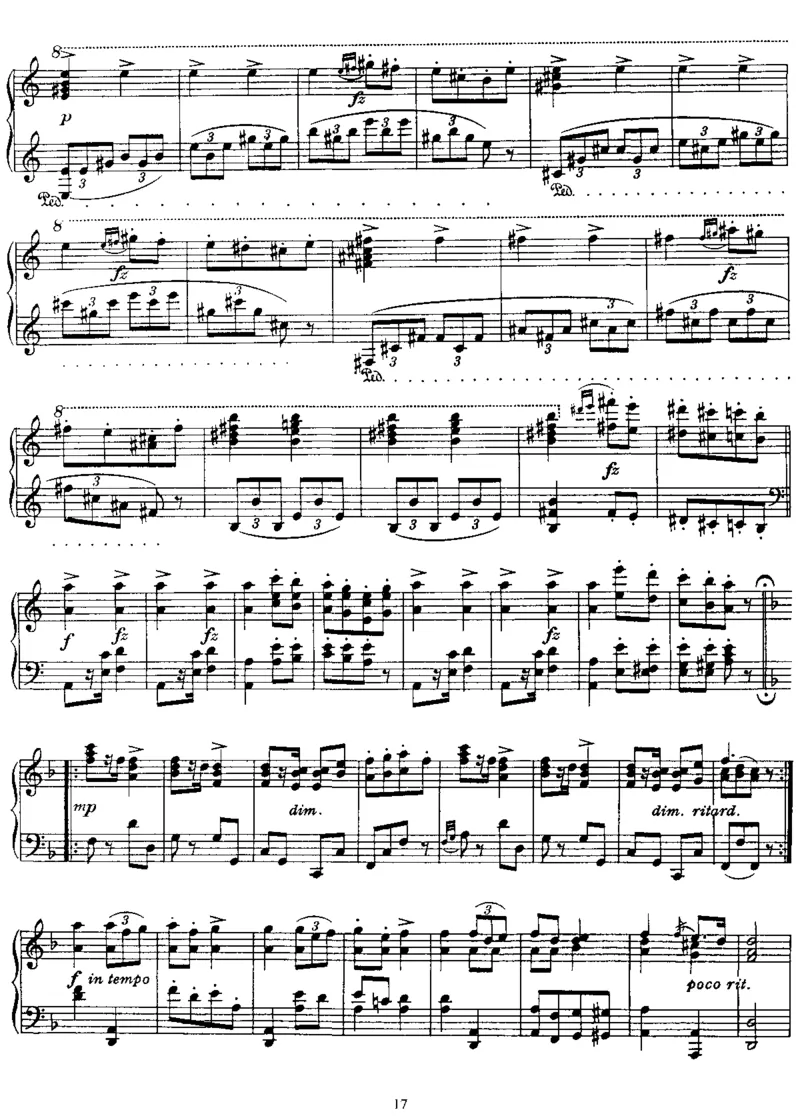 幽默曲集8Humoresques,Op101_一万首著名钢琴曲谱哈农贝多芬合集视频教学电子版高清无水印可打印_1古典钢琴知名音乐家谱_德沃夏克钢琴谱全集