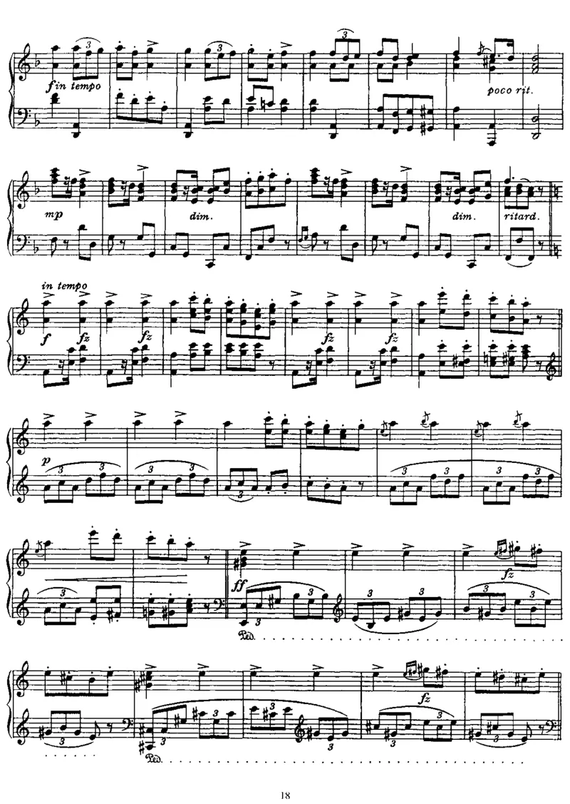 幽默曲集8Humoresques,Op101_一万首著名钢琴曲谱哈农贝多芬合集视频教学电子版高清无水印可打印_1古典钢琴知名音乐家谱_德沃夏克钢琴谱全集