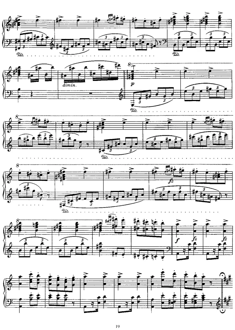 幽默曲集8Humoresques,Op101_一万首著名钢琴曲谱哈农贝多芬合集视频教学电子版高清无水印可打印_1古典钢琴知名音乐家谱_德沃夏克钢琴谱全集