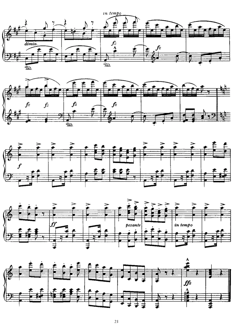 幽默曲集8Humoresques,Op101_一万首著名钢琴曲谱哈农贝多芬合集视频教学电子版高清无水印可打印_1古典钢琴知名音乐家谱_德沃夏克钢琴谱全集