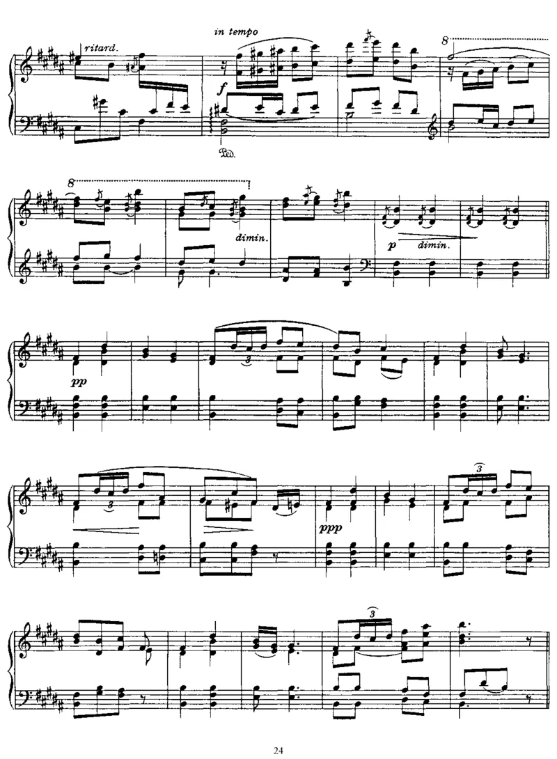 幽默曲集8Humoresques,Op101_一万首著名钢琴曲谱哈农贝多芬合集视频教学电子版高清无水印可打印_1古典钢琴知名音乐家谱_德沃夏克钢琴谱全集