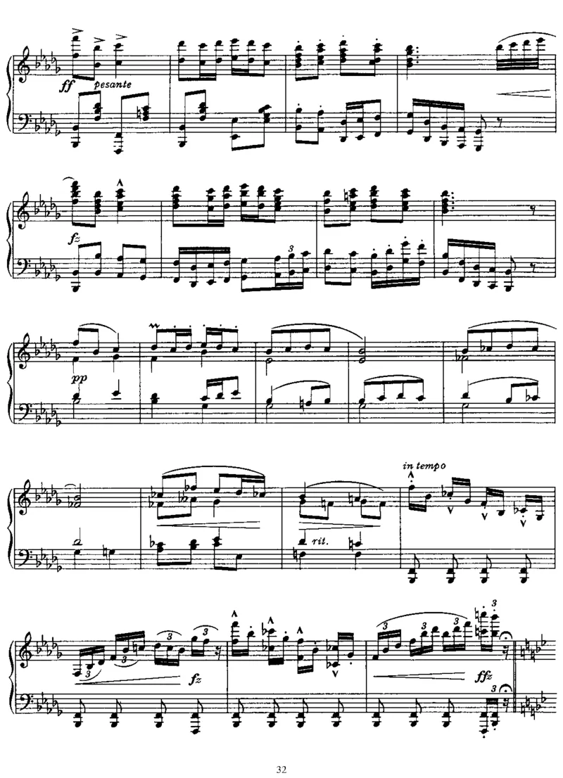 幽默曲集8Humoresques,Op101_一万首著名钢琴曲谱哈农贝多芬合集视频教学电子版高清无水印可打印_1古典钢琴知名音乐家谱_德沃夏克钢琴谱全集