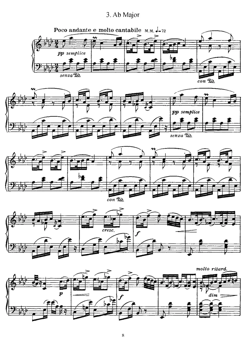 幽默曲集8Humoresques,Op101_一万首著名钢琴曲谱哈农贝多芬合集视频教学电子版高清无水印可打印_1古典钢琴知名音乐家谱_德沃夏克钢琴谱全集