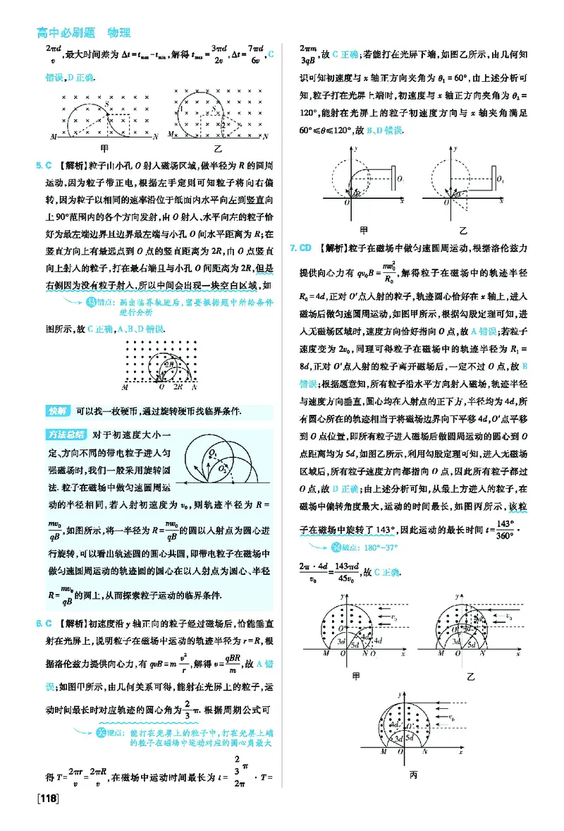 第一章安培力与洛伦兹力_2026版高中必刷题_物理_2026版高中必刷题物理人教版_2026版高中必刷题物理选修二人教版_2025秋高中必刷题物理选择性必修第二册RJ_图书答案