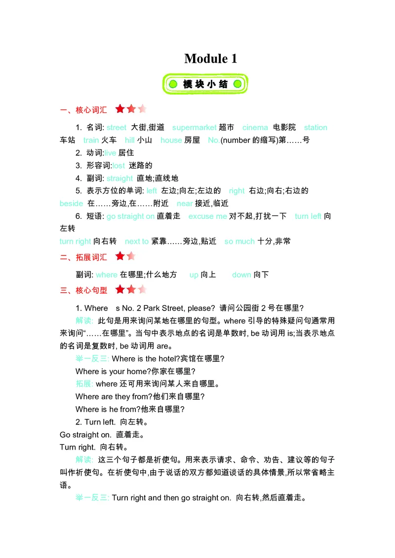 四年级上册英语外研三起点知识要点_小学1-6年级全部试卷_英语_四年级_3-9-5、小学四年级英语上册_3-9-5-1、复习、知识点、归纳汇总_外研版三起点