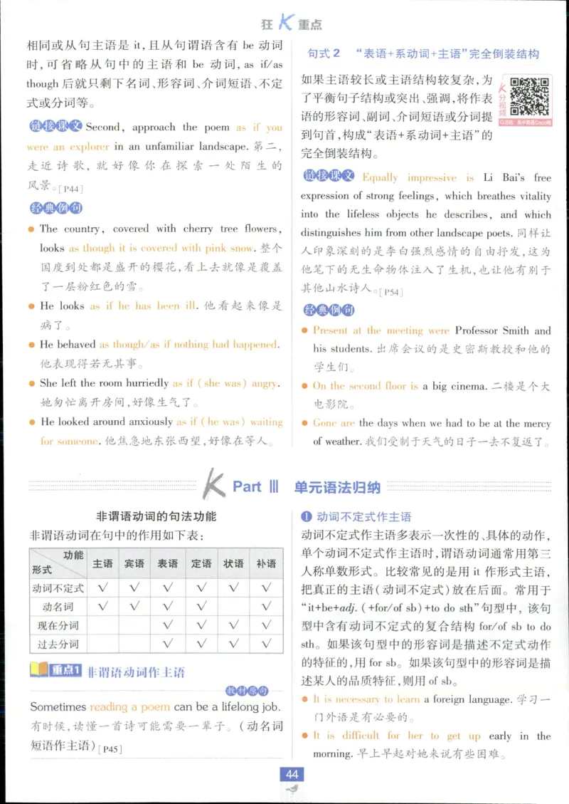 狂k重点_2026版高中必刷题_英语_2025版高中必刷题英语《译林》_2026版高中必刷题英语选修一二译林版