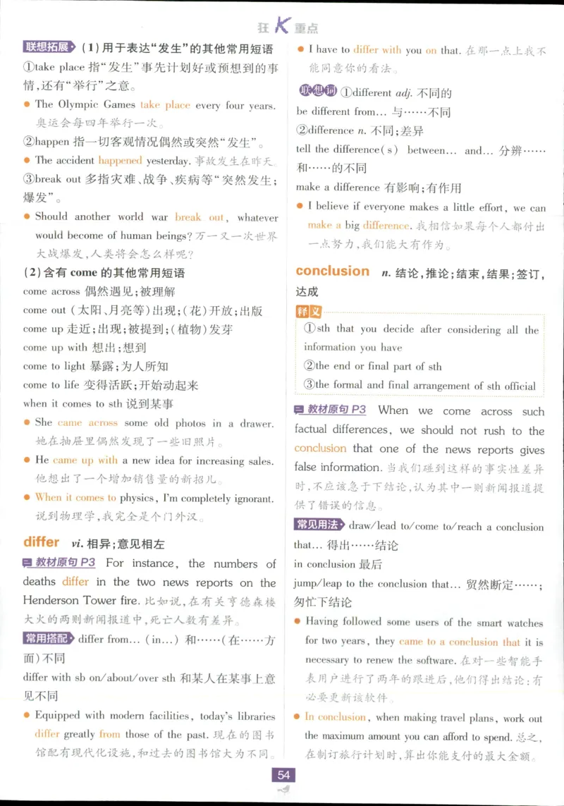 狂k重点_2026版高中必刷题_英语_2025版高中必刷题英语《译林》_2026版高中必刷题英语选修一二译林版