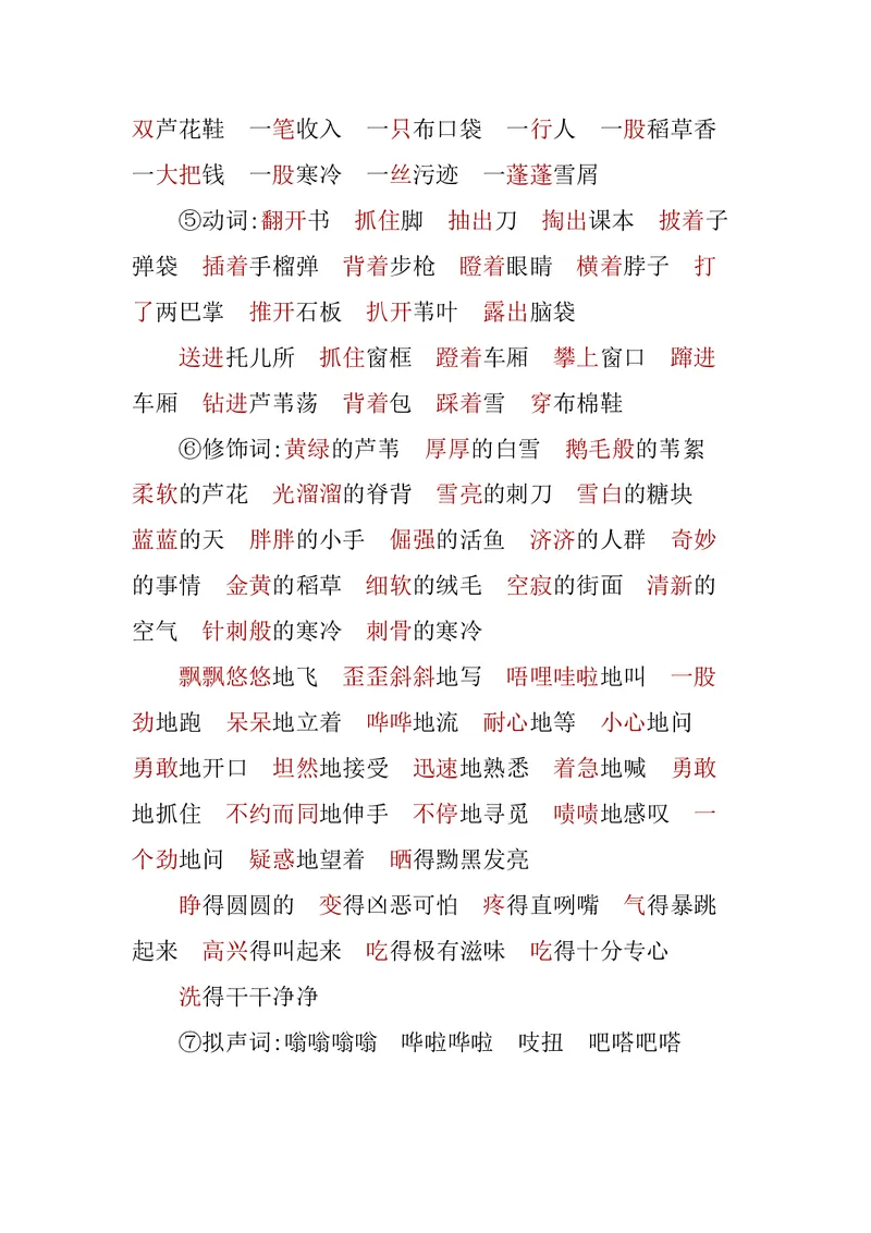 四年级下册语文部编版知识要点汇总_小学1-6年级全部试卷_语文_四年级_3-9-2、小学四年级语文下册_3-9-2-1、复习、知识点、归纳汇总_部编（人教）版