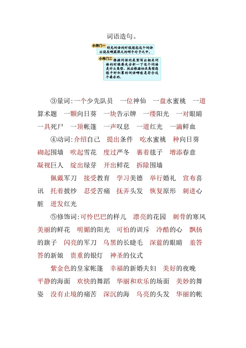 四年级下册语文部编版知识要点汇总_小学1-6年级全部试卷_语文_四年级_3-9-2、小学四年级语文下册_3-9-2-1、复习、知识点、归纳汇总_部编（人教）版