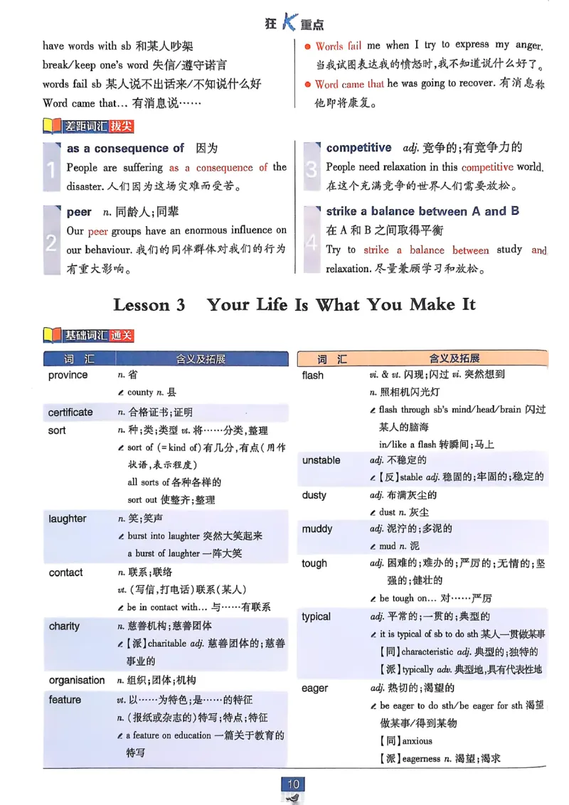 狂k重点_2026版高中必刷题_英语_2026版高中必刷题英语《北师大》_2026版高中必刷题北师大必修12