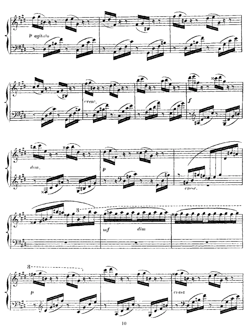 热情的快板AllegroAppassionato,Op70_一万首著名钢琴曲谱哈农贝多芬合集视频教学电子版高清无水印可打印_1古典钢琴知名音乐家谱_圣桑钢琴谱全集