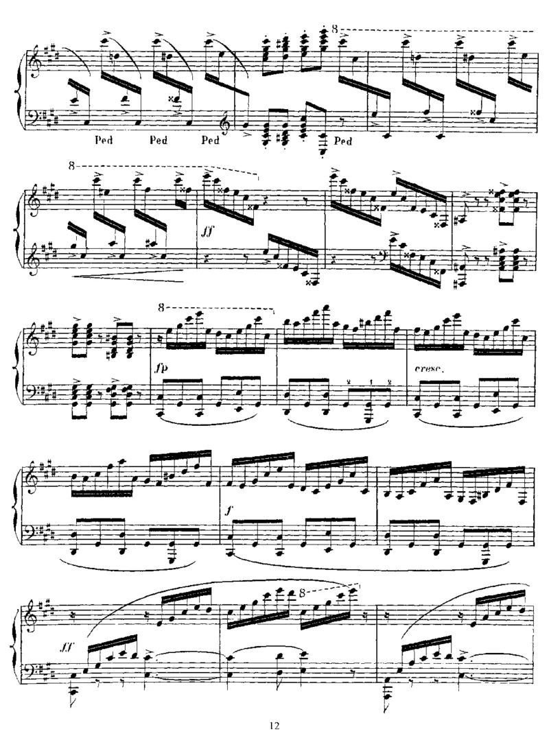 热情的快板AllegroAppassionato,Op70_一万首著名钢琴曲谱哈农贝多芬合集视频教学电子版高清无水印可打印_1古典钢琴知名音乐家谱_圣桑钢琴谱全集