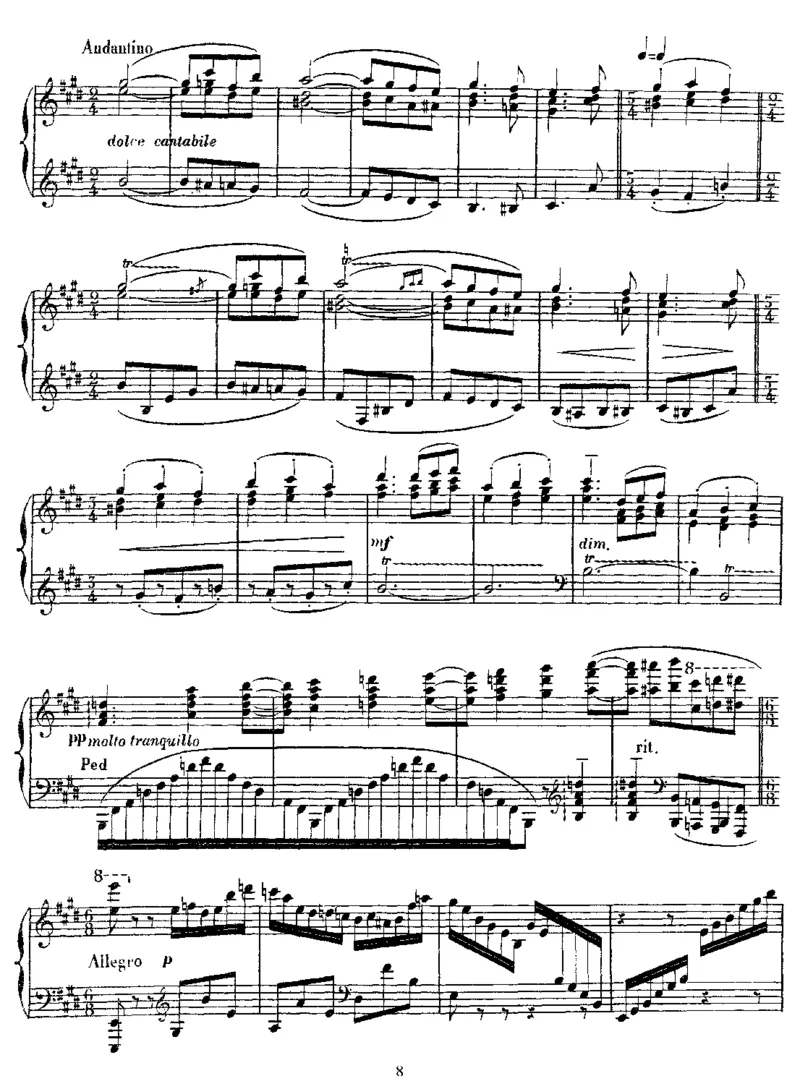 热情的快板AllegroAppassionato,Op70_一万首著名钢琴曲谱哈农贝多芬合集视频教学电子版高清无水印可打印_1古典钢琴知名音乐家谱_圣桑钢琴谱全集