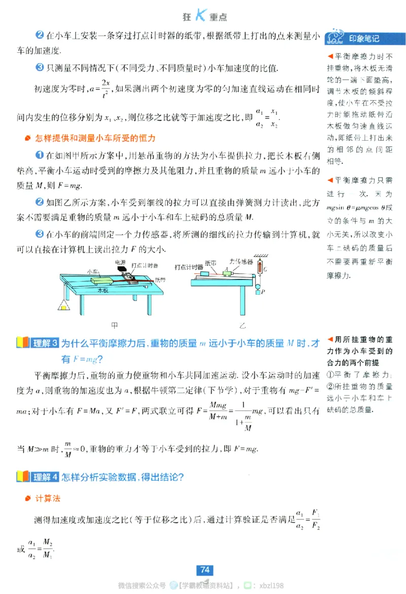 2026版《高中必刷题》物理RJ必修1狂K重点_2026版高中必刷题_物理_2026版高中必刷题物理人教版_2026版高中必刷题物理必修一人教版