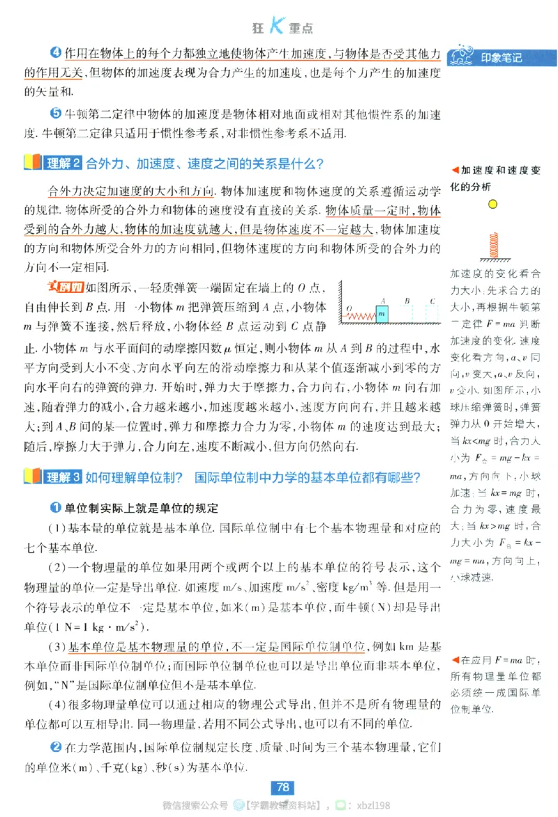 2026版《高中必刷题》物理RJ必修1狂K重点_2026版高中必刷题_物理_2026版高中必刷题物理人教版_2026版高中必刷题物理必修一人教版