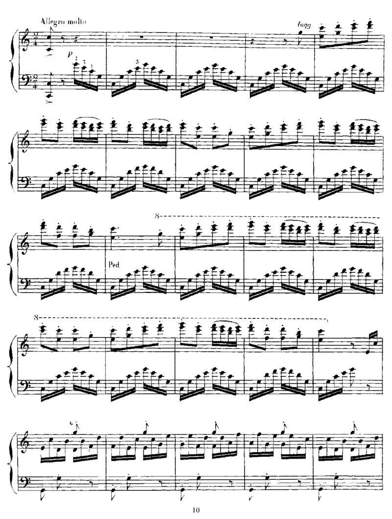 奥弗涅狂想曲,Op73_一万首著名钢琴曲谱哈农贝多芬合集视频教学电子版高清无水印可打印_1古典钢琴知名音乐家谱_圣桑钢琴谱全集