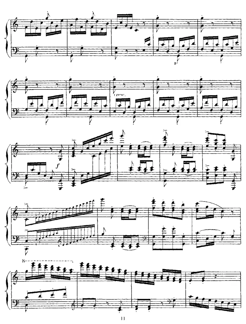 奥弗涅狂想曲,Op73_一万首著名钢琴曲谱哈农贝多芬合集视频教学电子版高清无水印可打印_1古典钢琴知名音乐家谱_圣桑钢琴谱全集