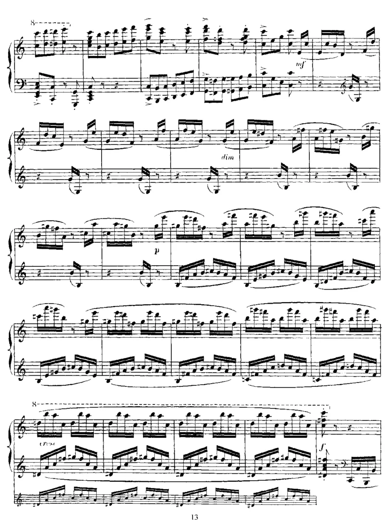 奥弗涅狂想曲,Op73_一万首著名钢琴曲谱哈农贝多芬合集视频教学电子版高清无水印可打印_1古典钢琴知名音乐家谱_圣桑钢琴谱全集