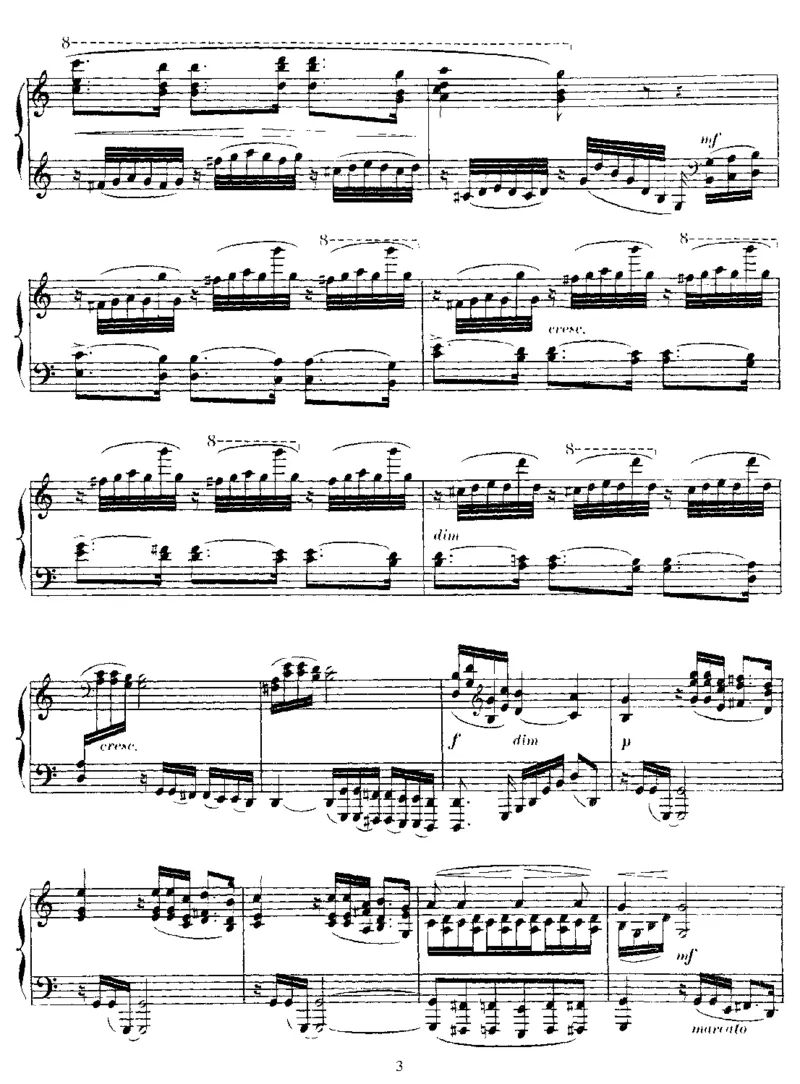 奥弗涅狂想曲,Op73_一万首著名钢琴曲谱哈农贝多芬合集视频教学电子版高清无水印可打印_1古典钢琴知名音乐家谱_圣桑钢琴谱全集