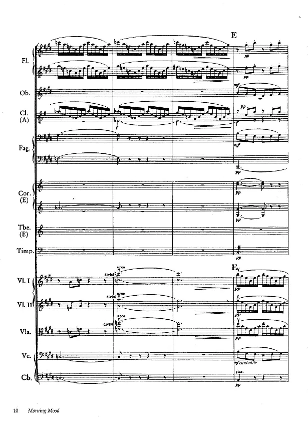 格里格培尔&middot;金特组曲No.1_Op.46总谱_一万首著名钢琴曲谱哈农贝多芬合集视频教学电子版高清无水印可打印_08名曲总谱合集