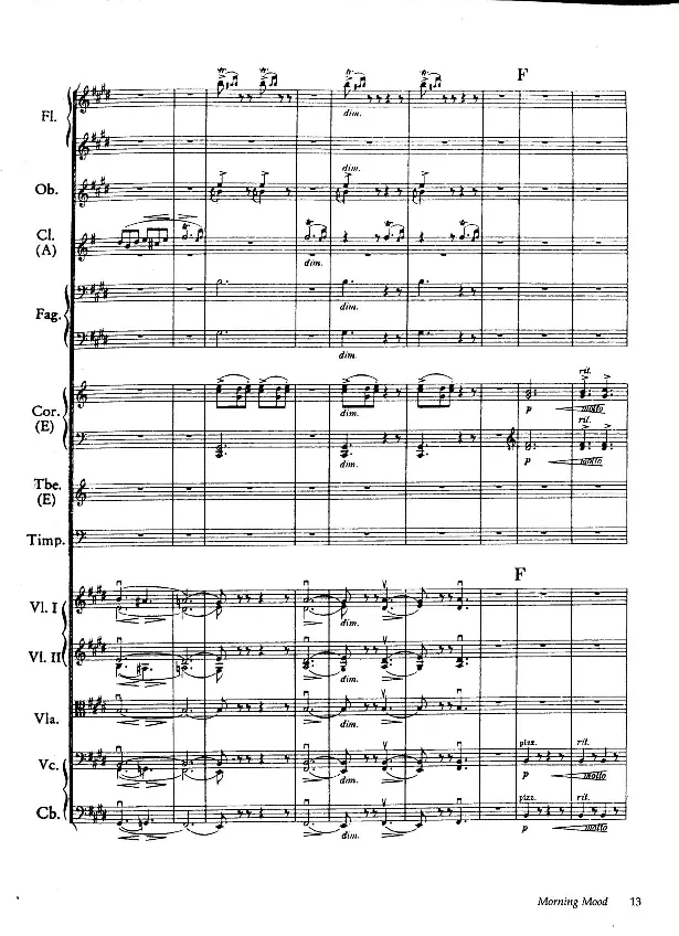 格里格培尔&middot;金特组曲No.1_Op.46总谱_一万首著名钢琴曲谱哈农贝多芬合集视频教学电子版高清无水印可打印_08名曲总谱合集