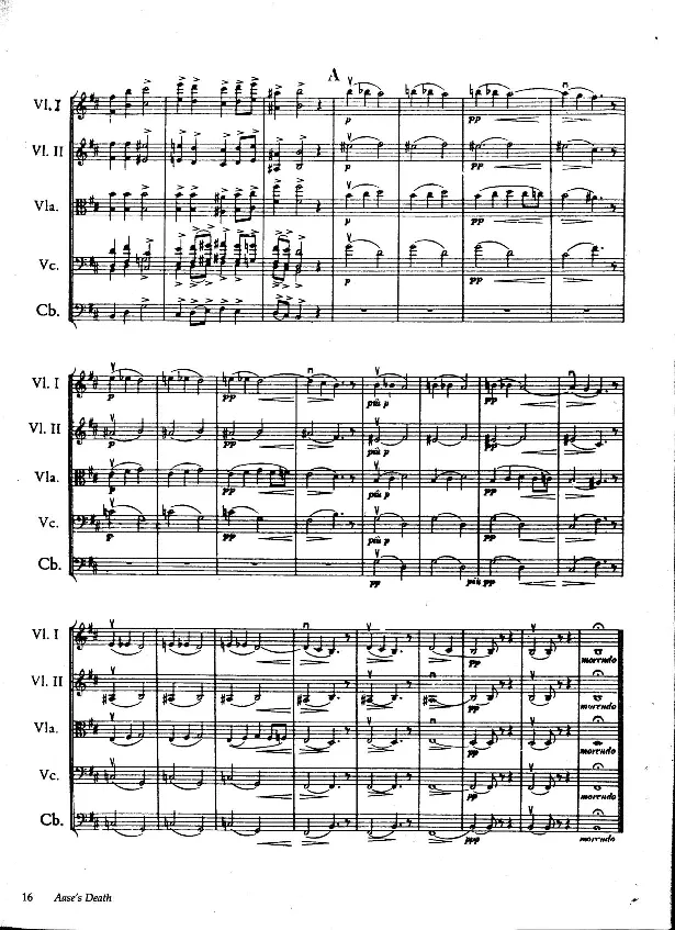 格里格培尔&middot;金特组曲No.1_Op.46总谱_一万首著名钢琴曲谱哈农贝多芬合集视频教学电子版高清无水印可打印_08名曲总谱合集