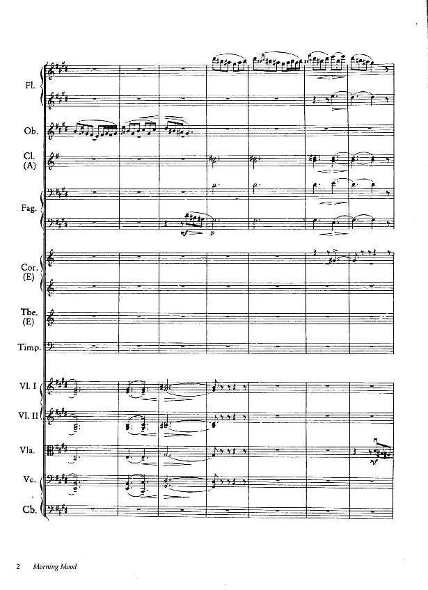 格里格培尔&middot;金特组曲No.1_Op.46总谱_一万首著名钢琴曲谱哈农贝多芬合集视频教学电子版高清无水印可打印_08名曲总谱合集