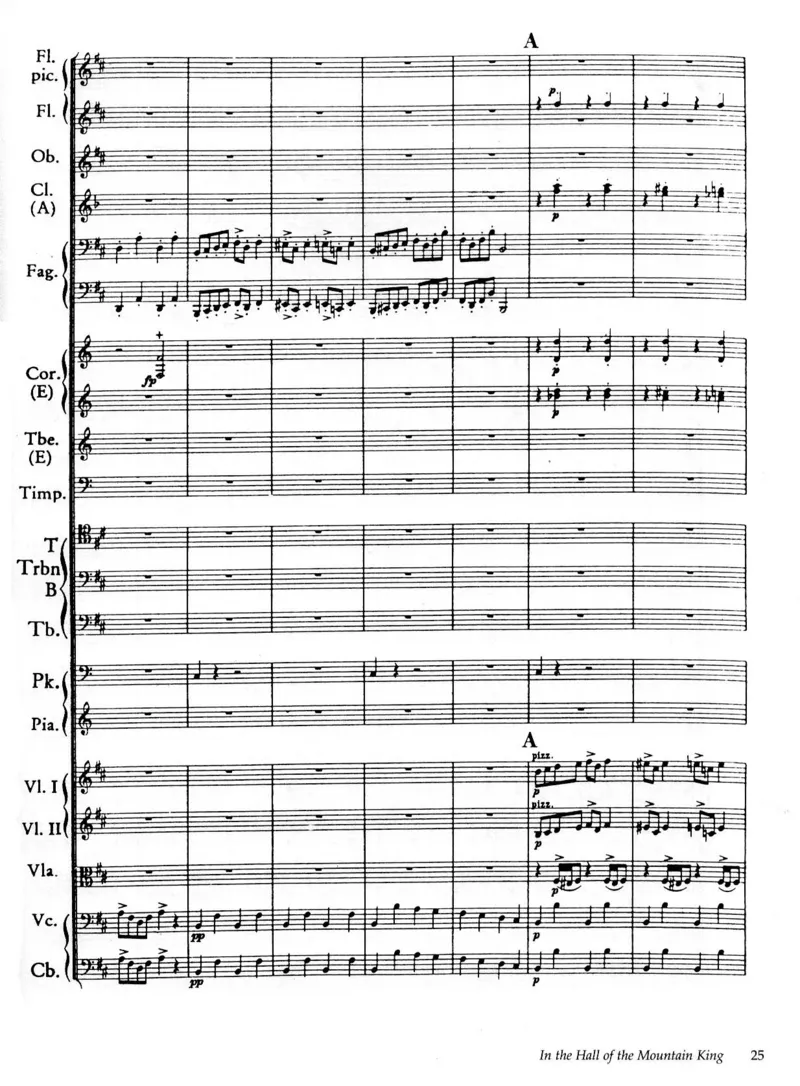 格里格培尔&middot;金特组曲No.1_Op.46总谱_一万首著名钢琴曲谱哈农贝多芬合集视频教学电子版高清无水印可打印_08名曲总谱合集