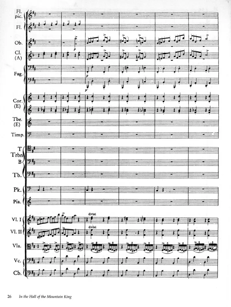 格里格培尔&middot;金特组曲No.1_Op.46总谱_一万首著名钢琴曲谱哈农贝多芬合集视频教学电子版高清无水印可打印_08名曲总谱合集