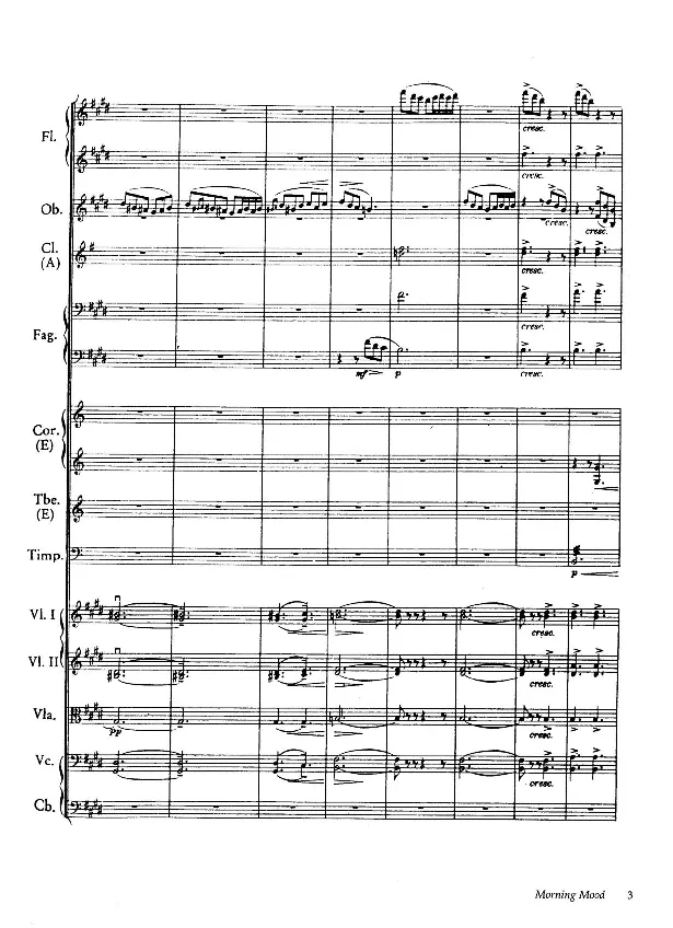 格里格培尔&middot;金特组曲No.1_Op.46总谱_一万首著名钢琴曲谱哈农贝多芬合集视频教学电子版高清无水印可打印_08名曲总谱合集