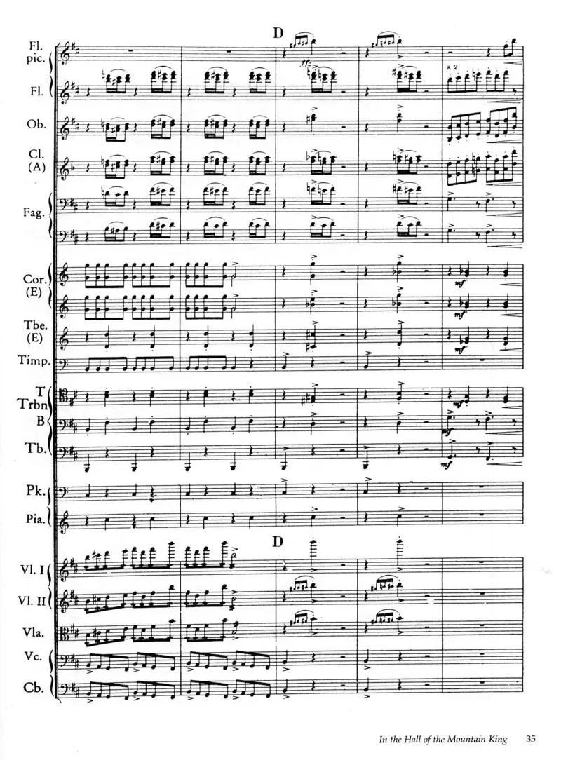 格里格培尔&middot;金特组曲No.1_Op.46总谱_一万首著名钢琴曲谱哈农贝多芬合集视频教学电子版高清无水印可打印_08名曲总谱合集