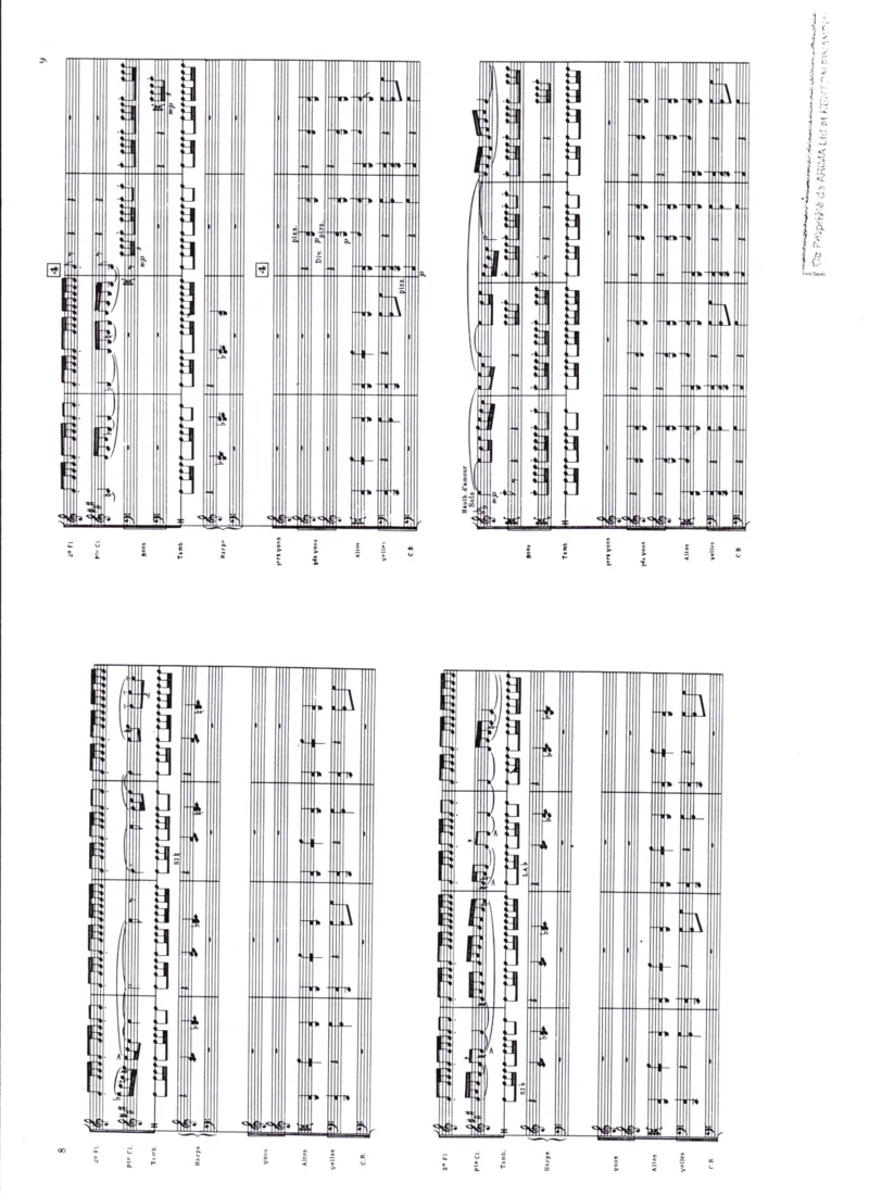 拉威尔波莱罗总谱_一万首著名钢琴曲谱哈农贝多芬合集视频教学电子版高清无水印可打印_08名曲总谱合集