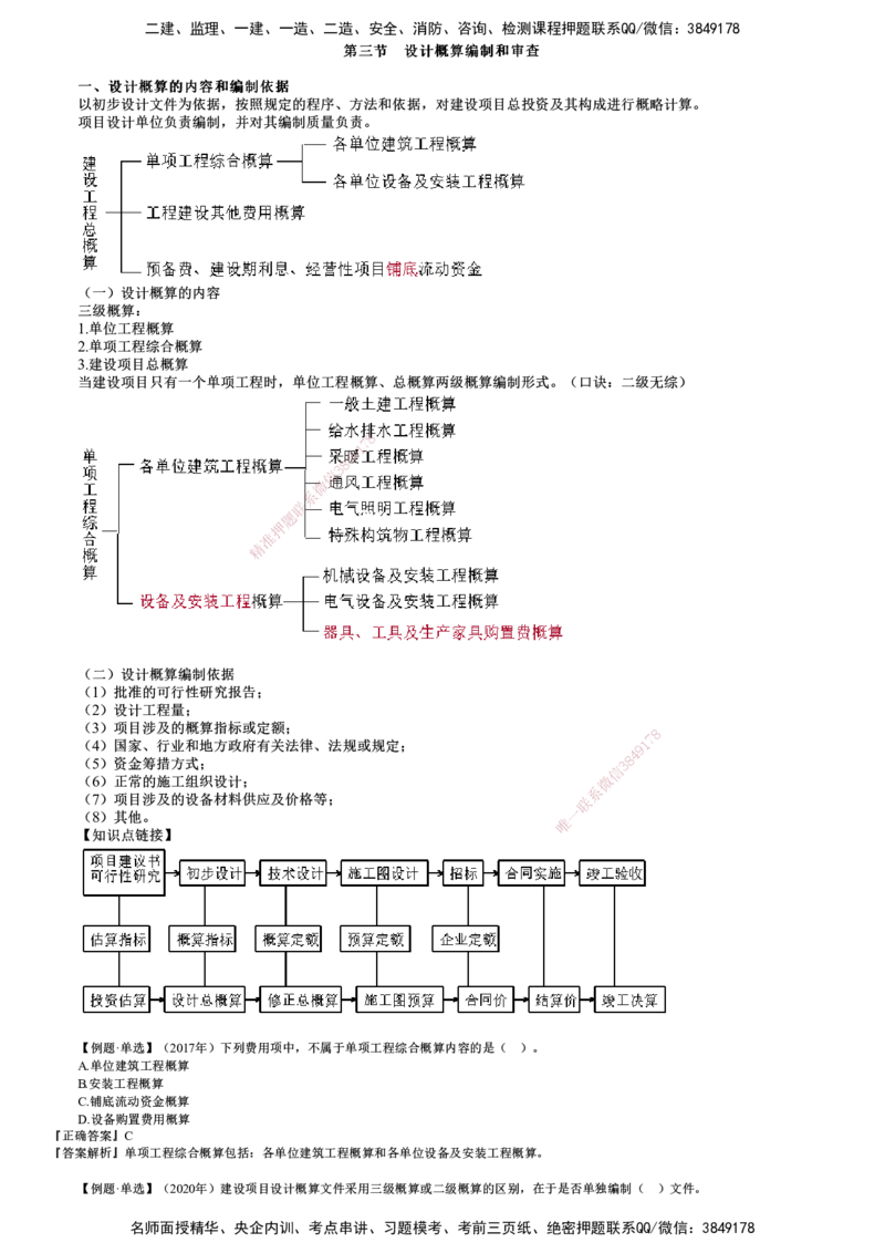 第03讲　设计概算编制和审查_监理工程师_2025监理工程师_2025年监理工程师SVIP_2025年监理土建控制SVIP_02-基础精讲✿高端面授✿深度强化_06-控制《教材精讲班》李娜JG